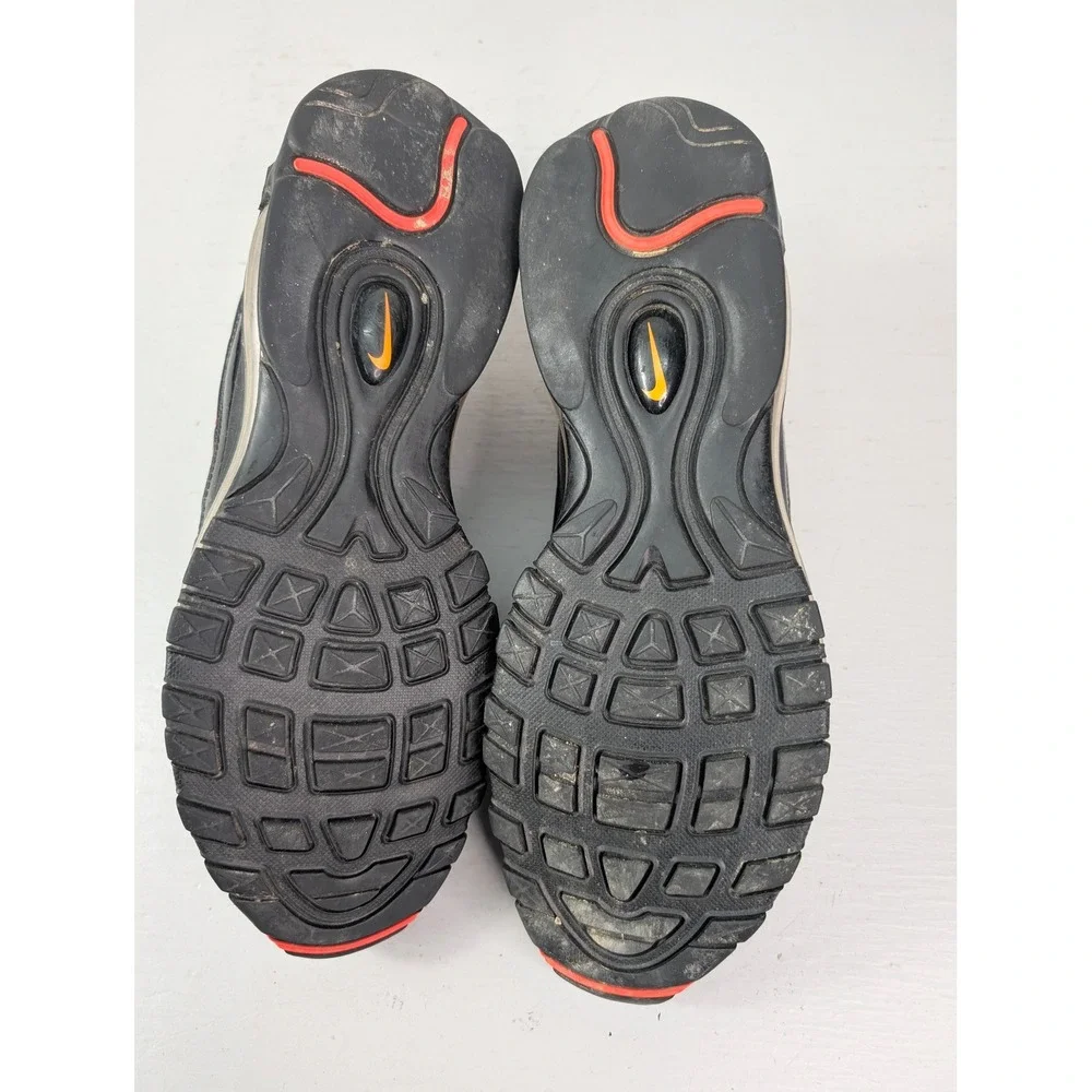 Nike Air Max 97 Plus Shock AH8144-002 Sneakers Men's Size 11‎ Orange Black Red